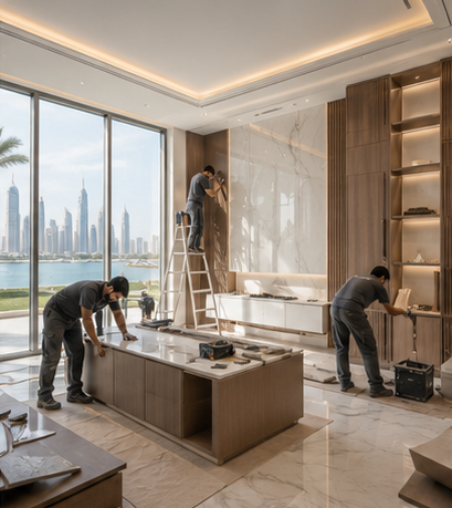Alfa Home interior renovation team